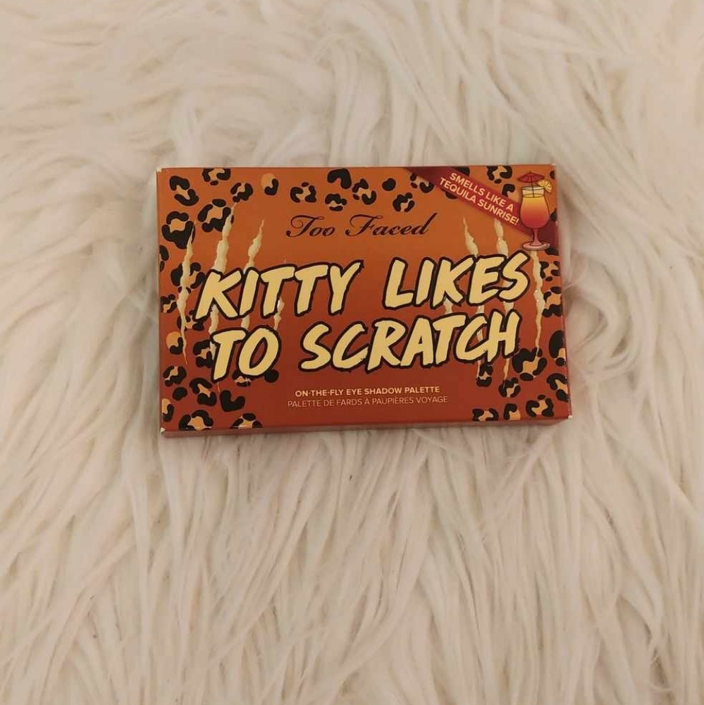 💖FIRM! NWT TOO FACED KITTY LIKES TO SCRATCH MINI EYESHADOW PALETTE (LAST ONE AV - Picture 2 of 10